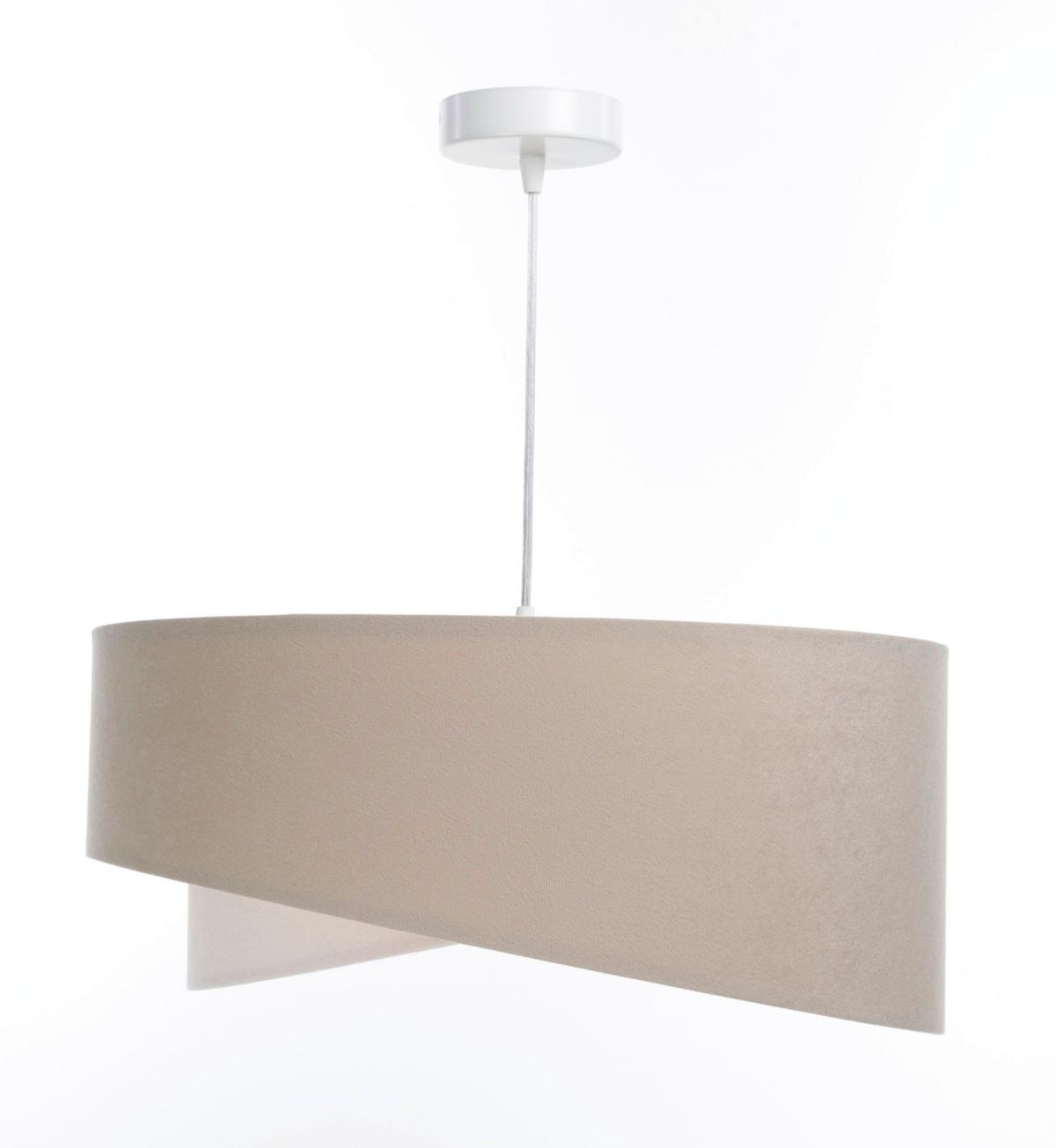 LAMPA WISZĄCA 060-018-45 GALAXY - beżowy/biały, Design, tworzywo sztuczne/metal (50/93cm)