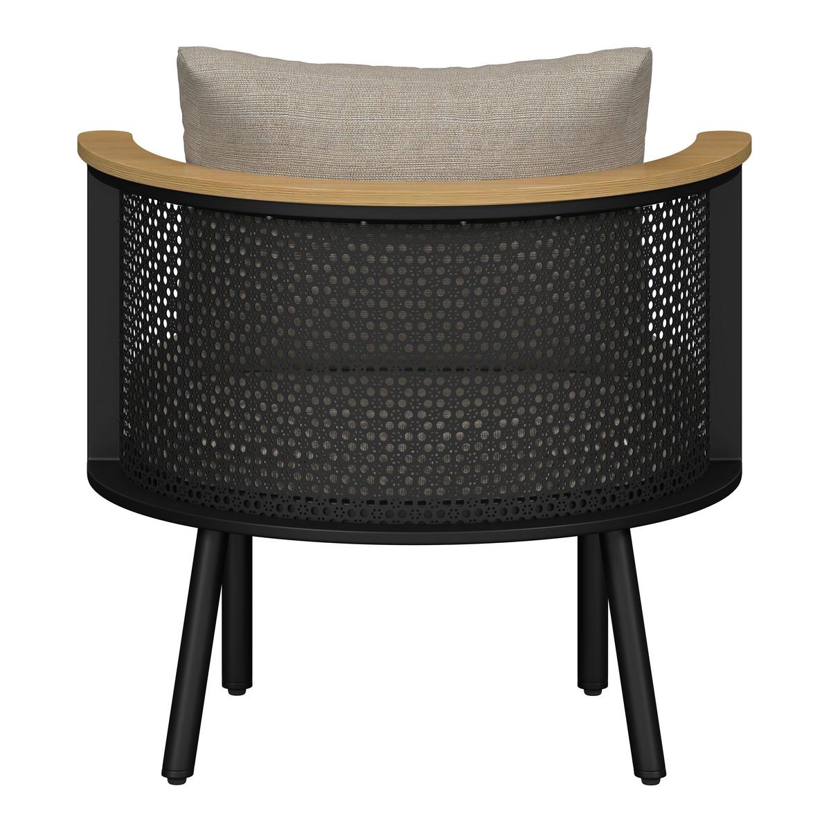 Dining-Loungeset Lissa Beige Outdoorstoff/Metall/Polywood - Dunkelgrau/Beige, MODERN, Kunststoff/Textil - Bessagi Garden