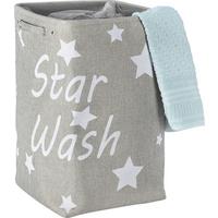 Wäschetonne Star Wash in Grau - Grau, Textil (36/56/36cm) - Mömax
