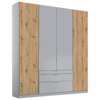 Ormar Sa Klasičnim Vratima Alabama - boja aluminijuma/svetlosiva, Moderno, pločasti materijal (181/229/54cm) - Modern Living