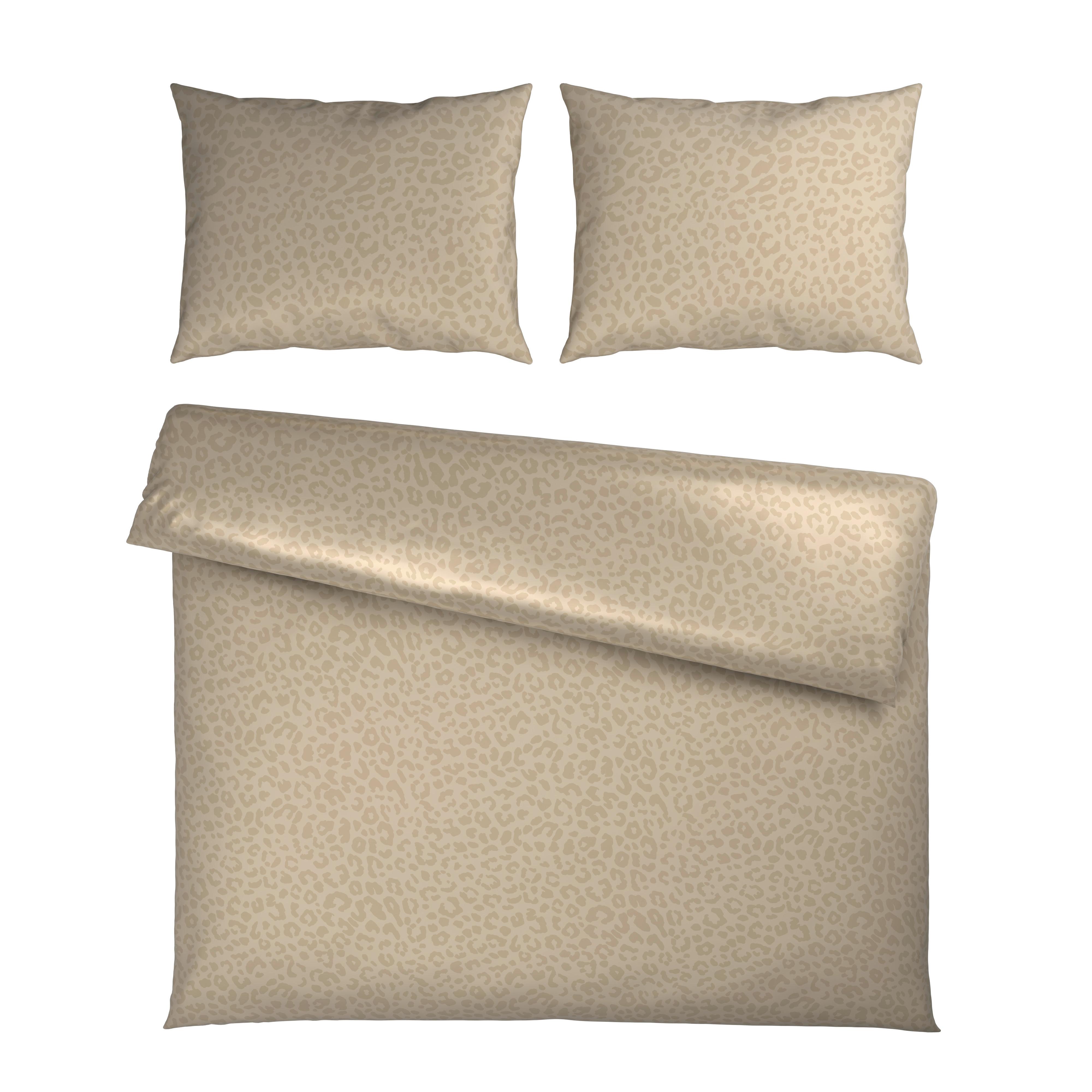Bettwäsche Animal XXL Beige ca. 200x220cm - Beige, KONVENTIONELL, Textil (200/220cm) - Mömax