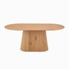 MATBORD LENNO - askfärgad, Modern, trämaterial/trä (200/100/76cm) - Bessagi Home