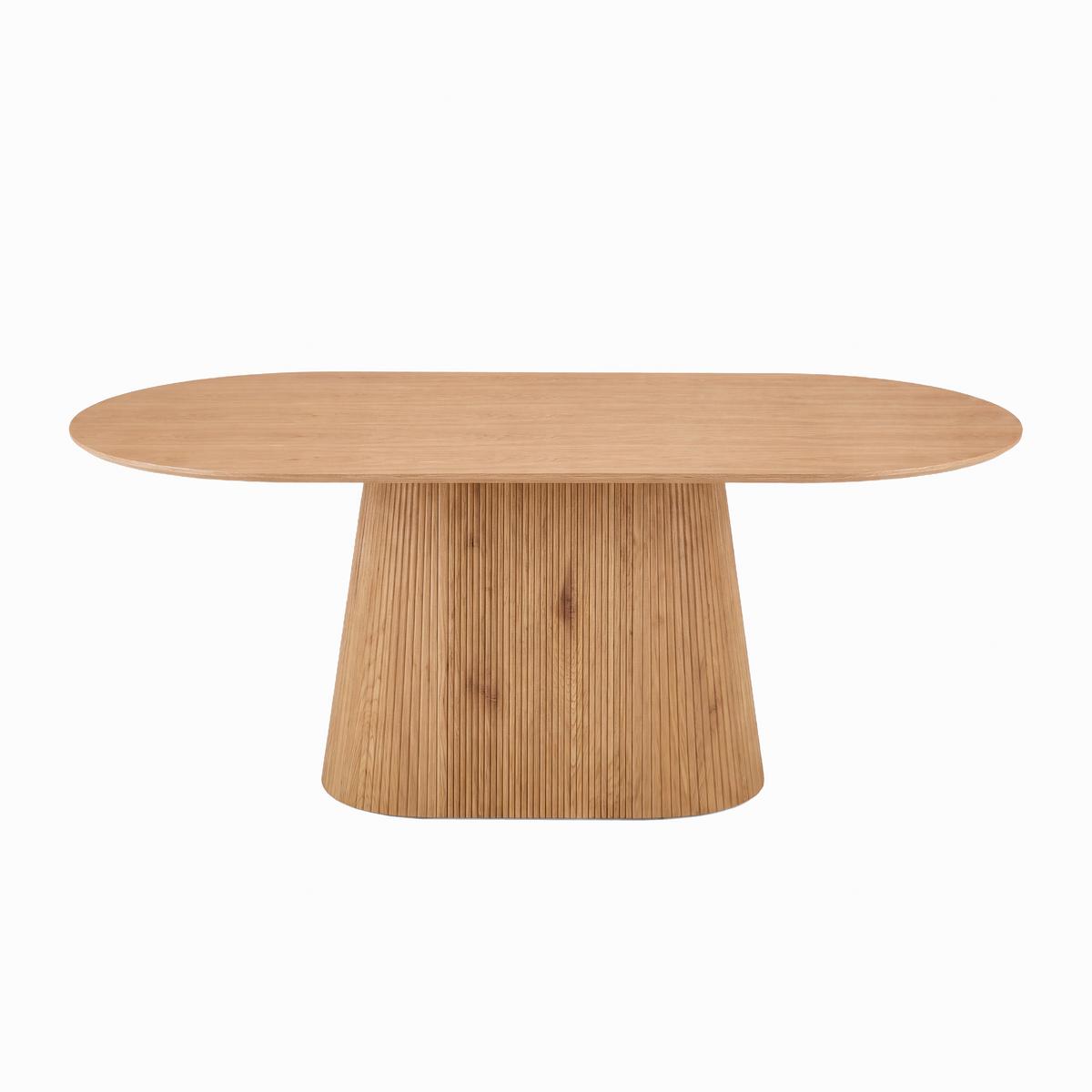 Esstisch Lenno Eschefarben MDF ca. 200x100 cm - Eschefarben, MODERN, Holz/Holzwerkstoff (200/76/100cm) - Bessagi Home