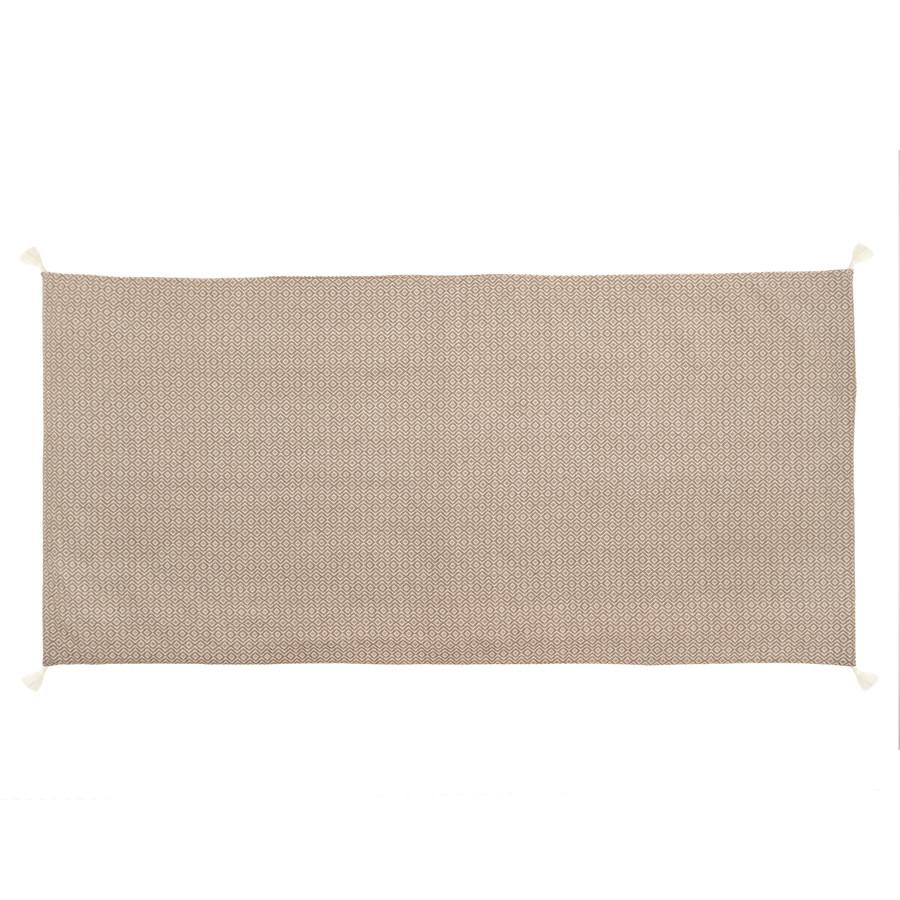Strandmatte Dobby Schlammfarben ca. 90x190cm - Schlammfarben, Textil (90/190cm)
