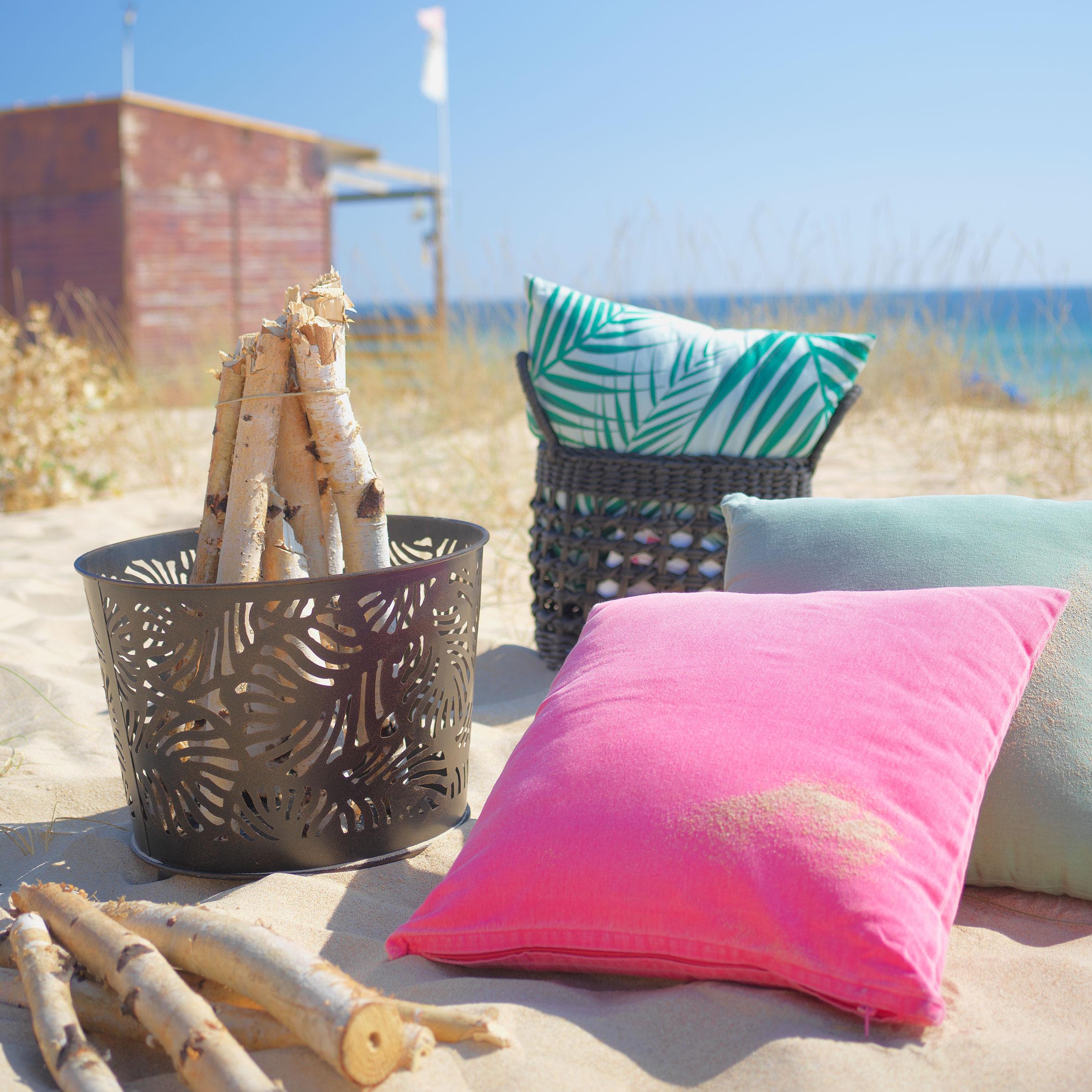 Feuerkorb Felix  2 fach sortiert - Schwarz, Basics, Metall (31,5cm)