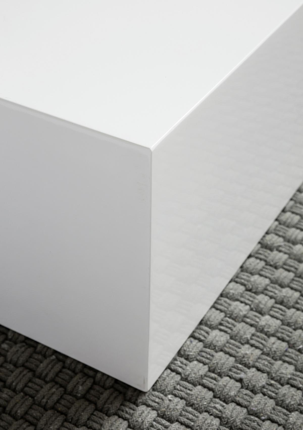 Klubska Miza Monobloc - bela, Moderno, leseni material (60/30/60cm) - MID.YOU