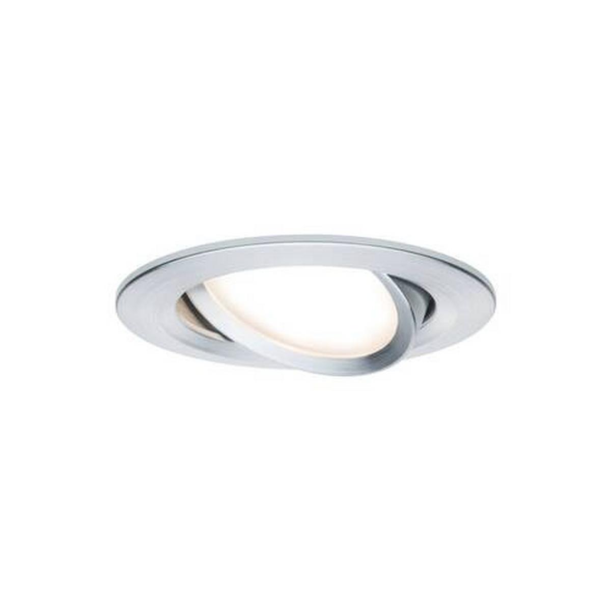 LED-Deckenleuchte Nova max. 3x 6,5 Watt, 3-teilig - Alufarben, Basics, Metall (8,4cm) - Paulmann