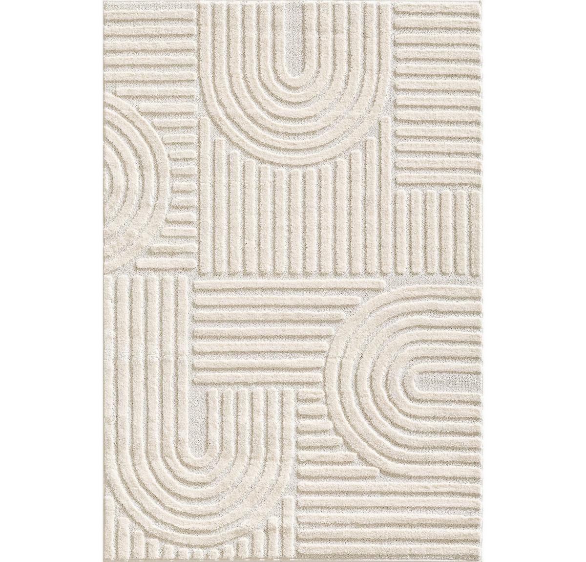 Preproga Z Visokim Florom Art, Krem, 240x340cm - krem barve, Basics, tekstil (240/340cm) - Novel