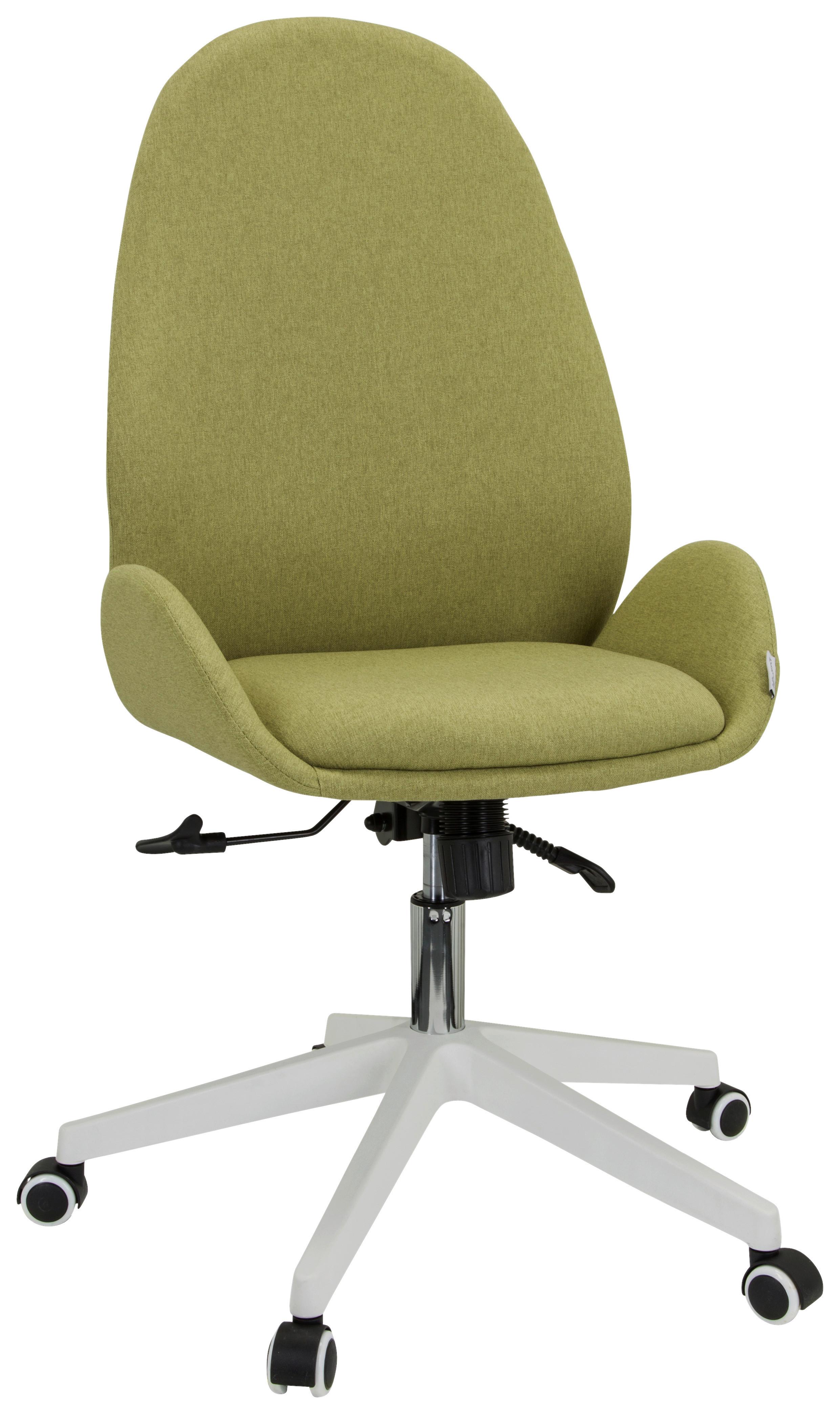 Vrtljivi Stol Avea I, Zelena - zelena/bela, Basics, umetna masa/tekstil (56/104/58cm) - MID.YOU