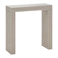 Konsole Luisa Kaschmir - Kaschmir, MODERN, Holzwerkstoff (80/28/80cm) - Mömax