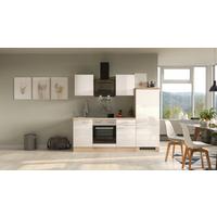 Kuhinjski Blok Z Aparati Nepal, Barva Bukve - barve nerjavečega jekla/kašmir, Moderno, kovina/leseni material (220cm) - FlexWell