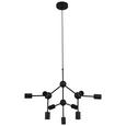 Hängeleuchte Titus max. 40 Watt - Schwarz, MODERN, Metall (72/69cm) - Modern Living Hängeleuchte Titus max. 40 Watt - Schwarz, MODERN, Metall (72/69cm) - Modern Living