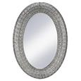 Wandspiegel Chime - Klar/Silberfarben, MODERN, Glas/Metall (65/92/4,5cm) - MÖMAX modern living