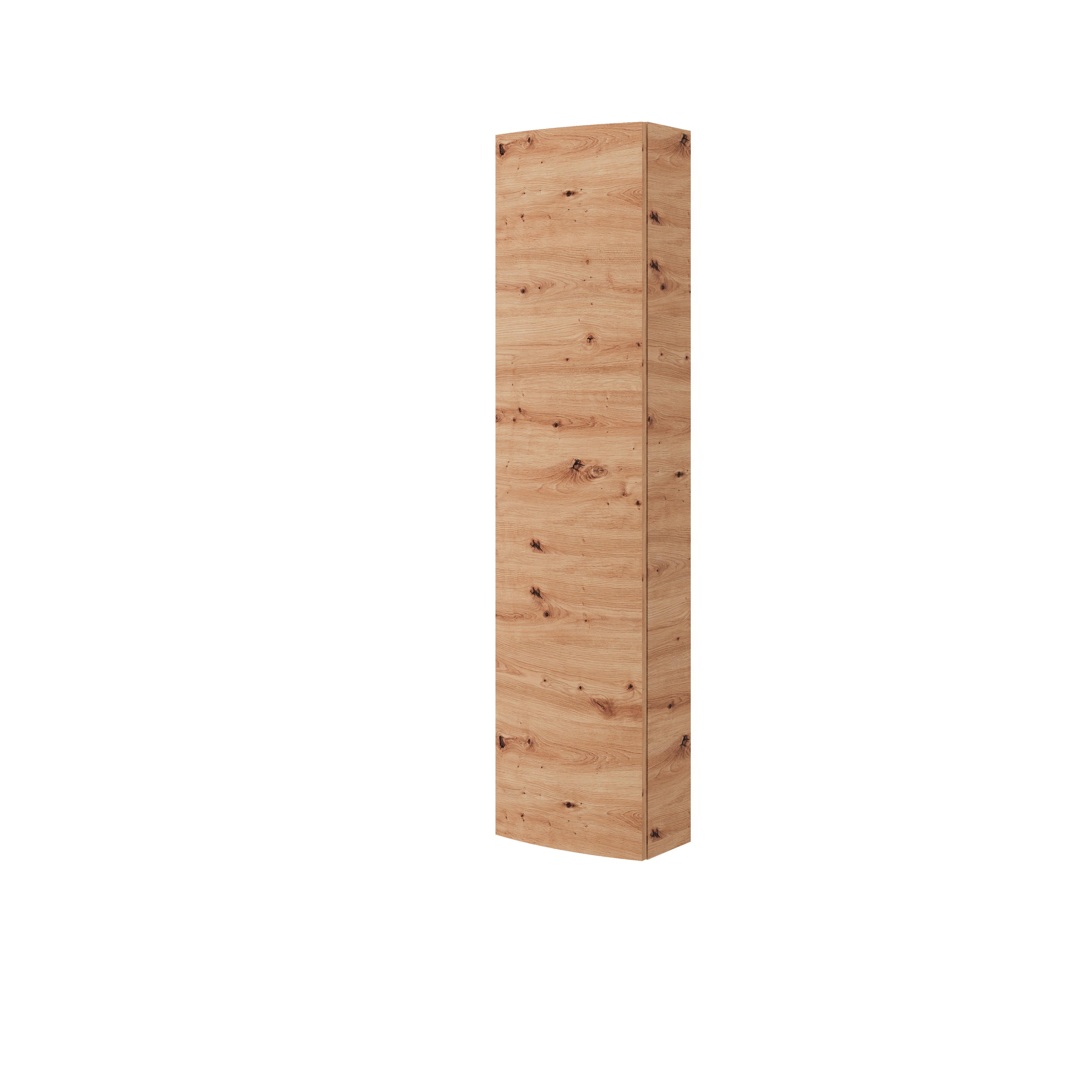 Dulap înalt Armonia - stejar Artisan, Modern, material pe bază de lemn (33/140/16cm)