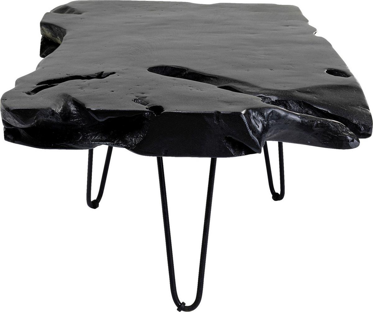 STOLIK KAWOWY ASPEN - czarny, Design, metal/drewno (100/40/40cm) - Kare-Design