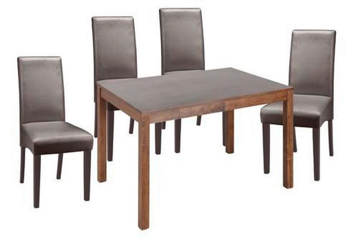 KRZESŁO PROMO - wenge/brązowy, Konventionell, drewno/tkanina (42/95/57cm) - Carryhome