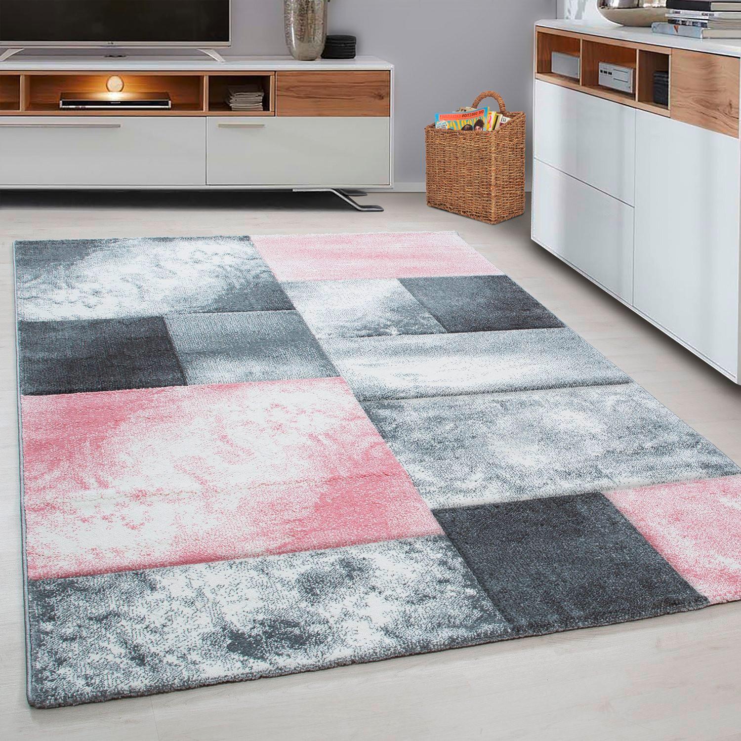 Läufer Hawaii Pink ca. 80x300cm - Pink, KONVENTIONELL, Textil (80/300cm)