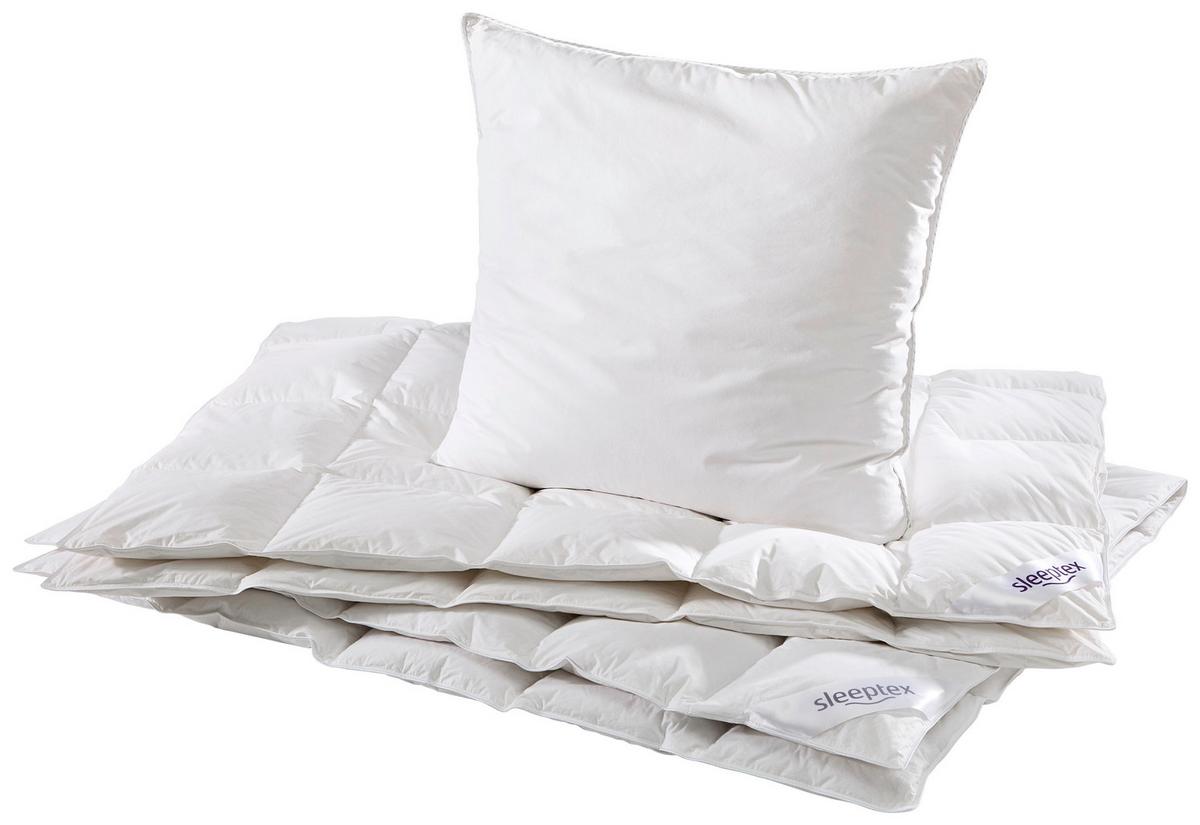 KOŁDRA CAŁOROCZNA DEVON - biały, Basics, materiały naturalne/tkanina (135/200cm) - Sleeptex