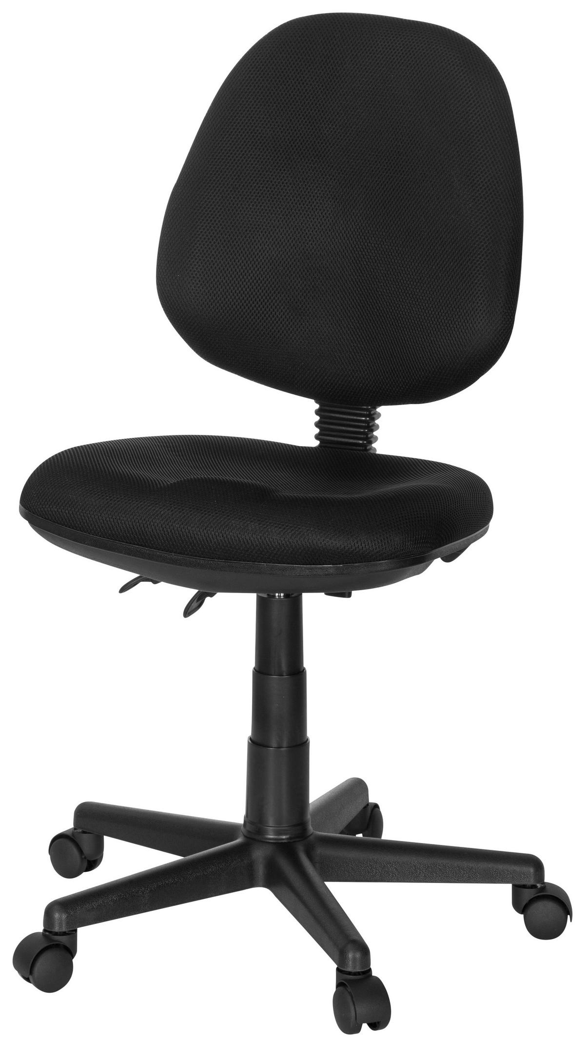 Vrtljivi Stol City 25, Črna - črna, Moderno, umetna masa/tekstil (57/86/58cm) - MID.YOU