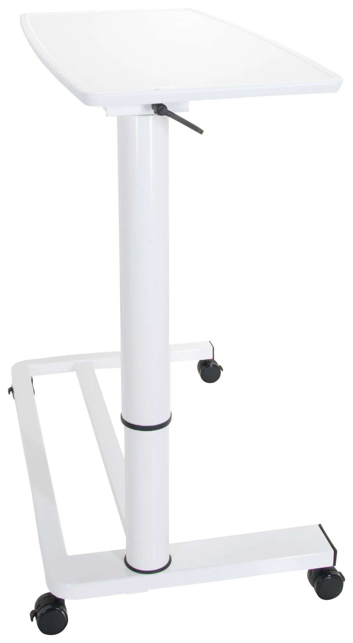 Dvižna Miza Stand Ii, Bela - bela, Basics, kovina/umetna masa (90/42/67cm) - MID.YOU
