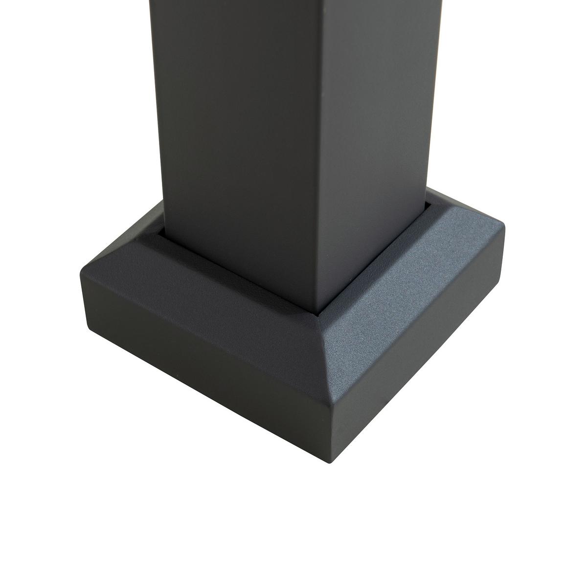 Pavillon Gazebo Pasu Anthrazit - Anthrazit, Basics, Metall (300/295/300cm) - Modante