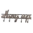 Hakenleiste Silberfarben - Silberfarben, MODERN, Holzwerkstoff/Metall (60/23/4cm) Hakenleiste Silberfarben - Silberfarben, MODERN, Holzwerkstoff/Metall (60/23/4cm)