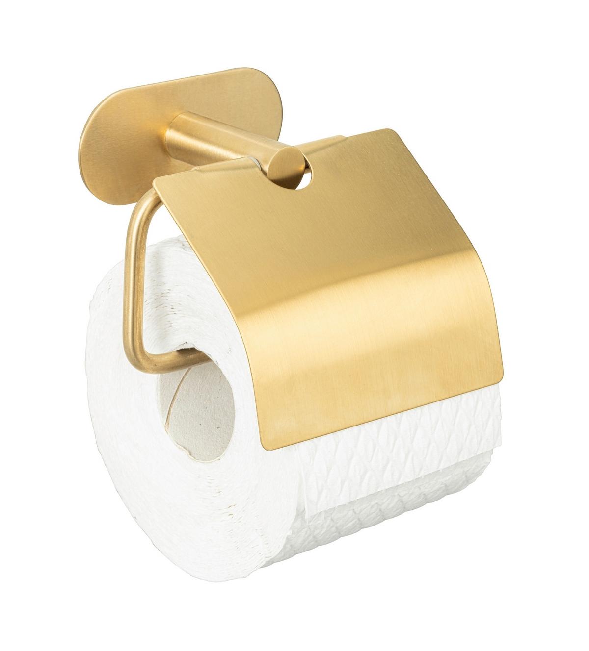Toilettenpapierhalter in Goldfarben - LIFESTYLE, Metall (14/12,5/7cm) - Mömax