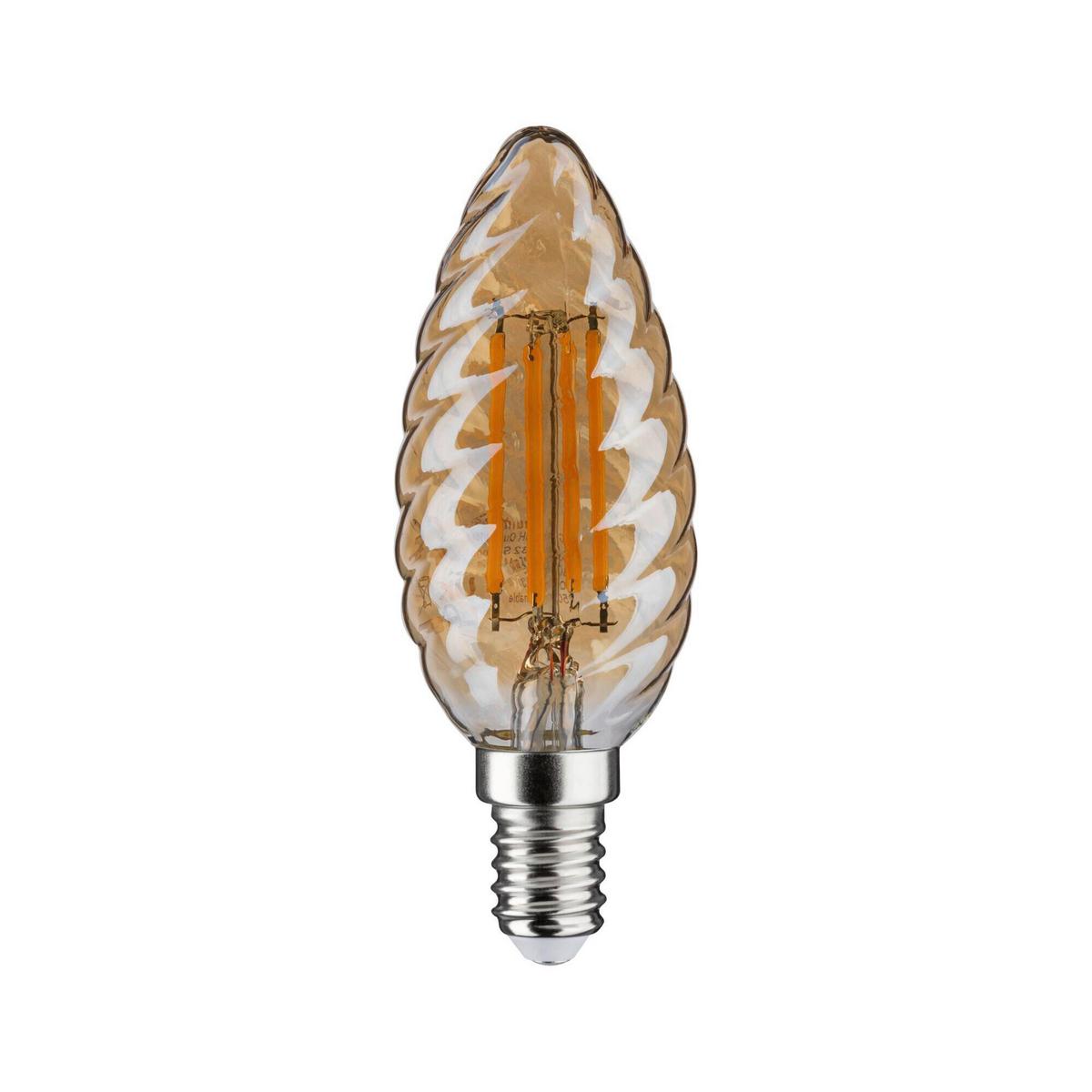 LED-Leuchtmittel 28709 max. 4,7 Watt - Goldfarben, Basics, Glas (9,8/3,5cm) - Paulmann