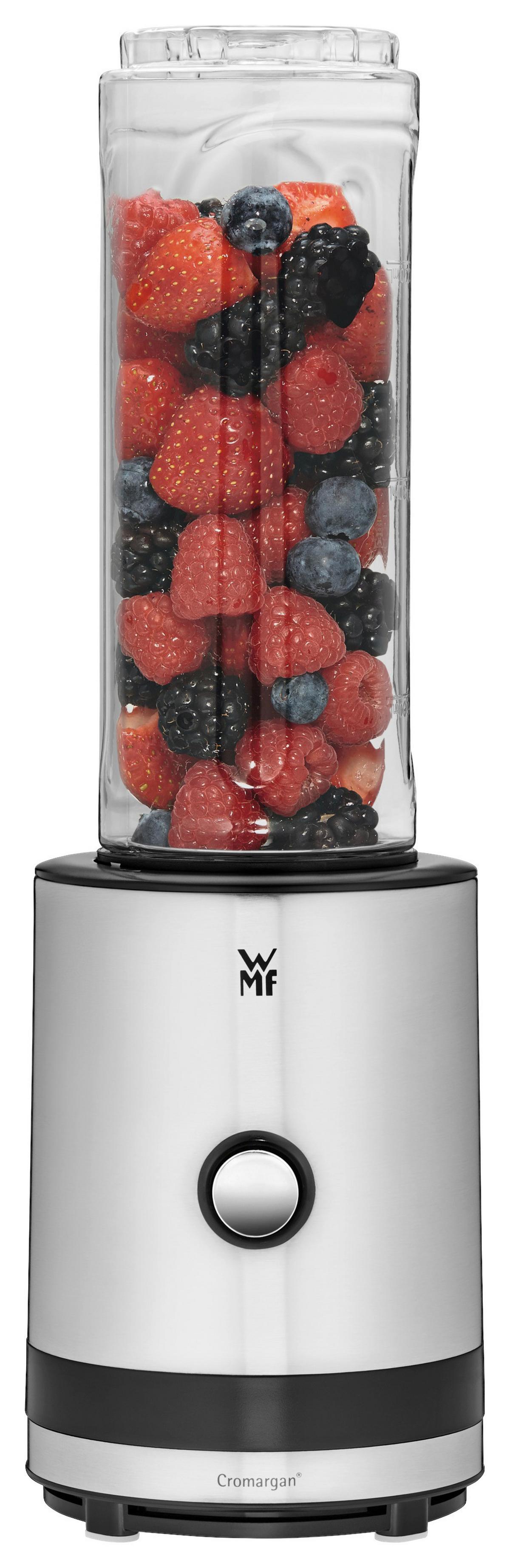 BLENDER DO SMOOTHIE 0416500011 WMF - kolor stalowy, Basics, tworzywo sztuczne/metal (28/11.5/23.4cm) - WMF