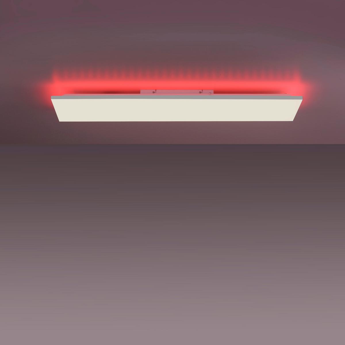 Deckenleuchte Gustav max. 35 Watt - Weiß, Design, Kunststoff/Metall (100/25/6,2cm)