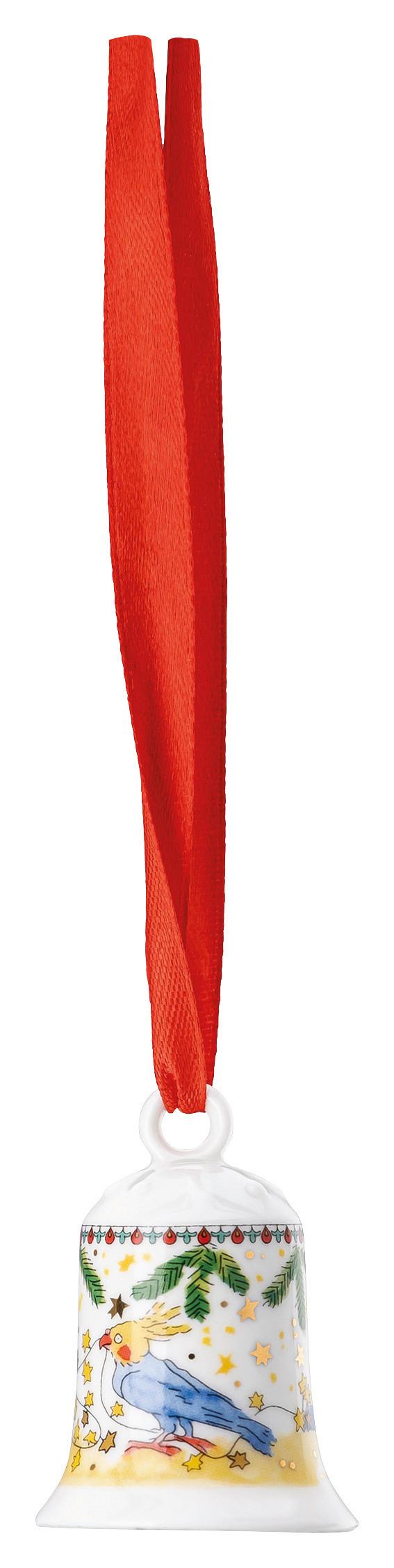 DZWON DEKORACYJNY 02250-727476-27919 ROSENTHAL - biały/różnokolorowy, Modern, ceramika (4,9/4,9cm) - Hutschenreuther