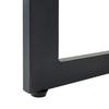 SOFFBORD RONDO - svart/ek Artisan, Klassisk, metall/trämaterial (80/80/40cm) - Mömax