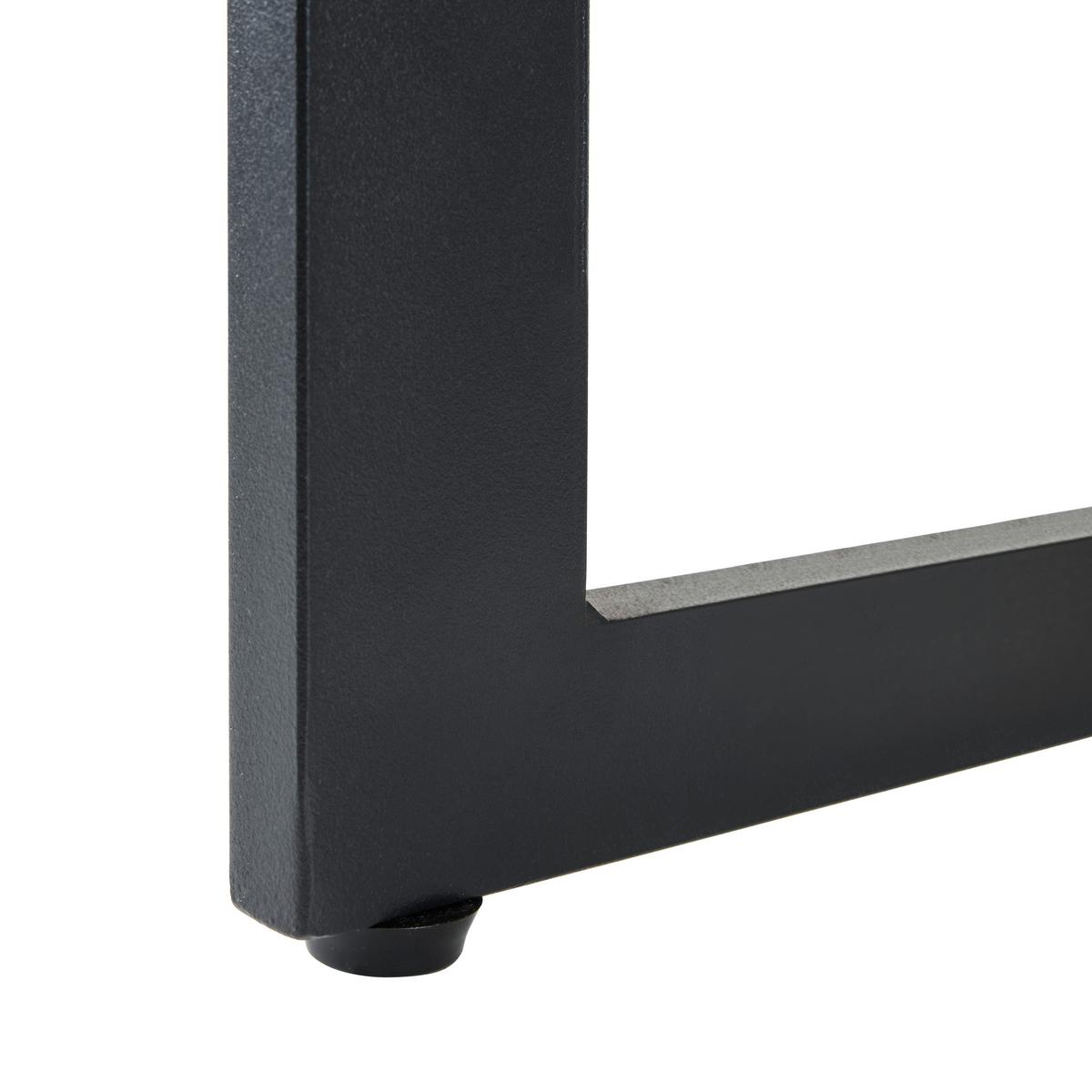 Stolić Rondo - hrast Artisan/crna, Konvencionalno, drvni materijal/metal (80/40/80cm) - Modern Living