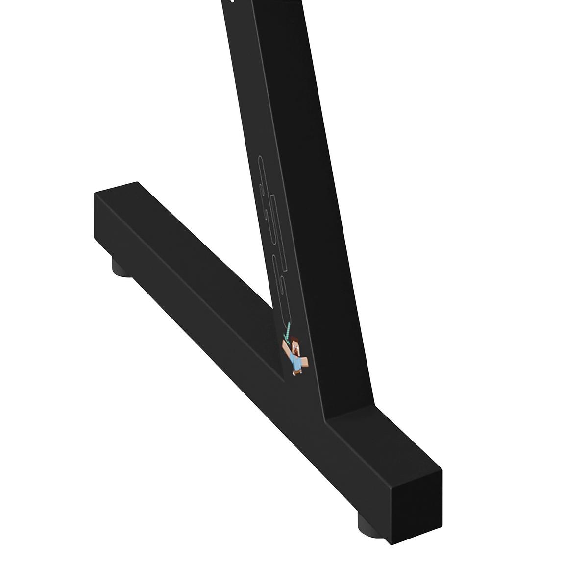 Gamingtisch Minecraft Multicolor/Schwarz - Multicolor/Schwarz, MODERN, Holzwerkstoff/Metall (120/60/74cm) - Minecraft