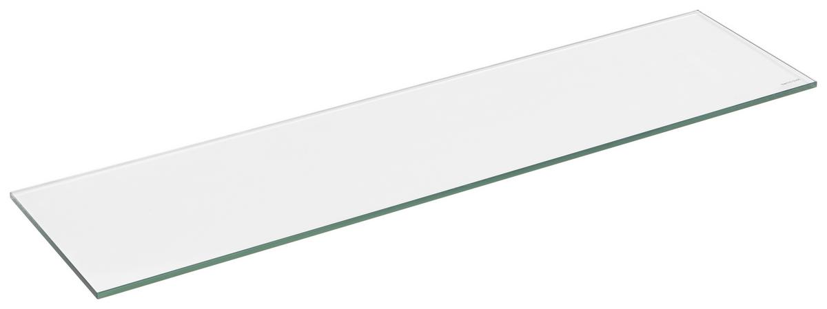 Stenska Polica Galileo 2, Kaljeno Steklo, 120x26 Cm - prozorno, Moderno, steklo (120/0,8/26cm)