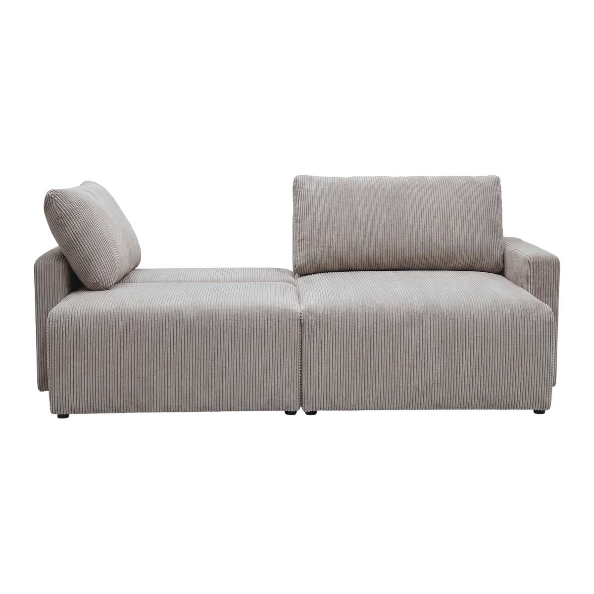 Coltar DAVE -BEST PRICE - gri deschis, Modern, textil (227/146cm) - Best Price