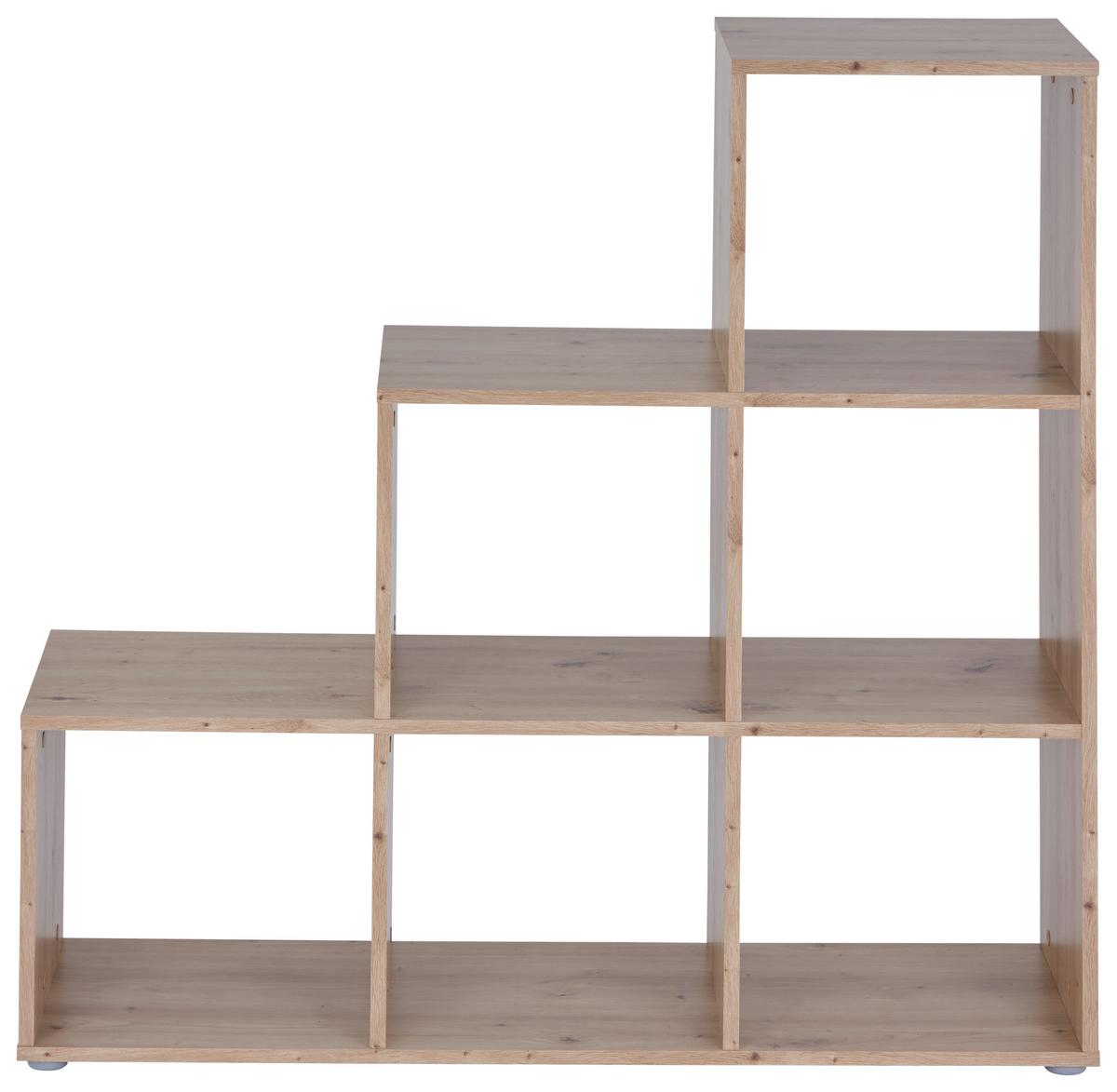 Separator de cameră PISA 3 - culoare lemn stejar, Modern, material pe bază de lemn (112/113/35cm) - Modern Living