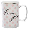 Kaffeebecher Bibi aus Keramik ca. 350ml - Rosa/Weiß, ROMANTIK / LANDHAUS, Keramik (7,9/10,8cm) - Mömax modern living Kaffeebecher Bibi aus Keramik ca. 350ml - Rosa/Weiß, ROMANTIK / LANDHAUS, Keramik (7,9/10,8cm) - Mömax modern living