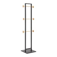 Samostojeća Vješalica Kaya - prirodne boje/antracit, Moderno, drvni materijal/metal (40/177/40cm) - Modern Living