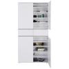 MULTISKÅP BIANCO -EXKLUSIV- - vit, Modern, trämaterial (100/200/37cm) - Mömax