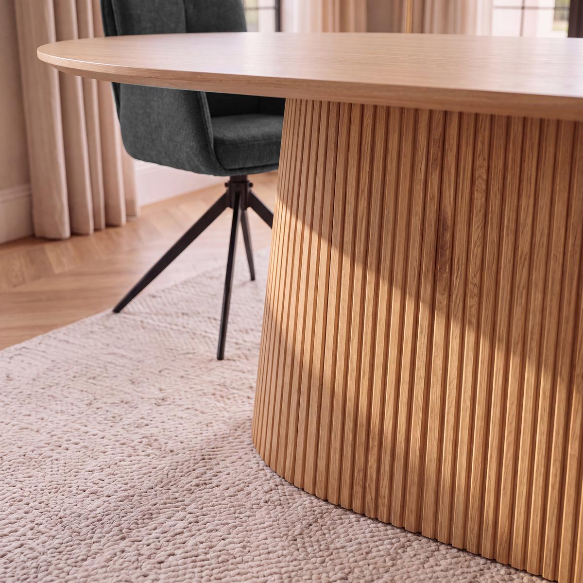 Esstisch Lenno Eschefarben MDF ca. 200x100 cm - Eschefarben, MODERN, Holz/Holzwerkstoff (200/76/100cm) - Bessagi Home