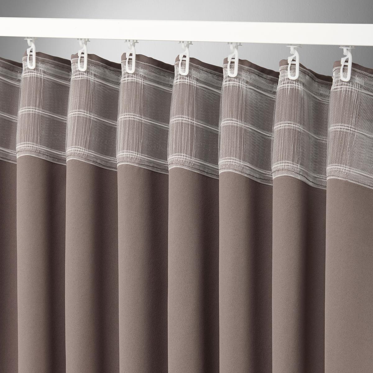Sötétítőfüggöny 2db-Os Henri 140/245 - barna, textil (135/245cm) - Mömax