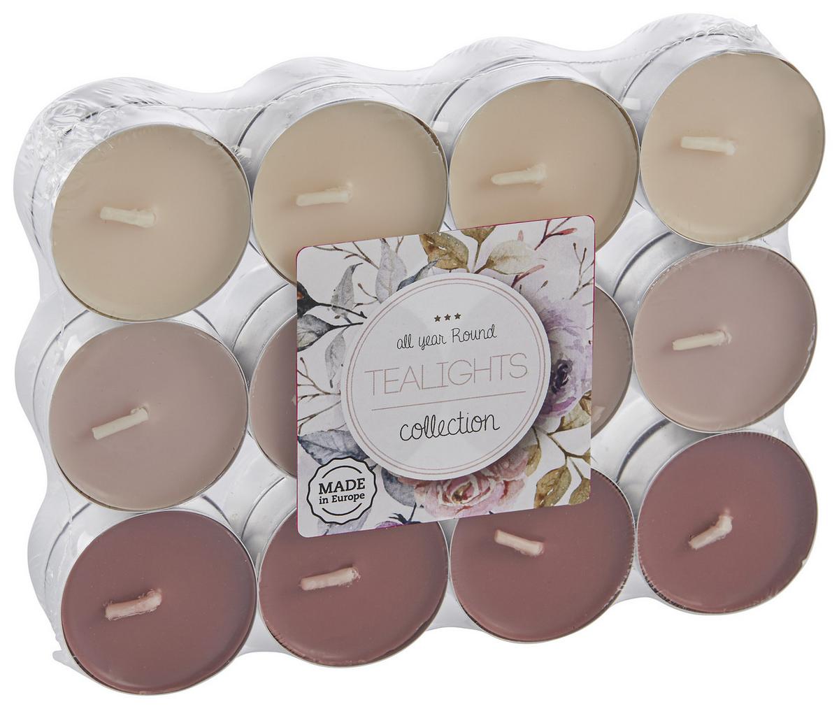 Teelicht Momo diverse Farben - Alufarben/Rosa, Metall (3,9/1,55cm) - Mömax