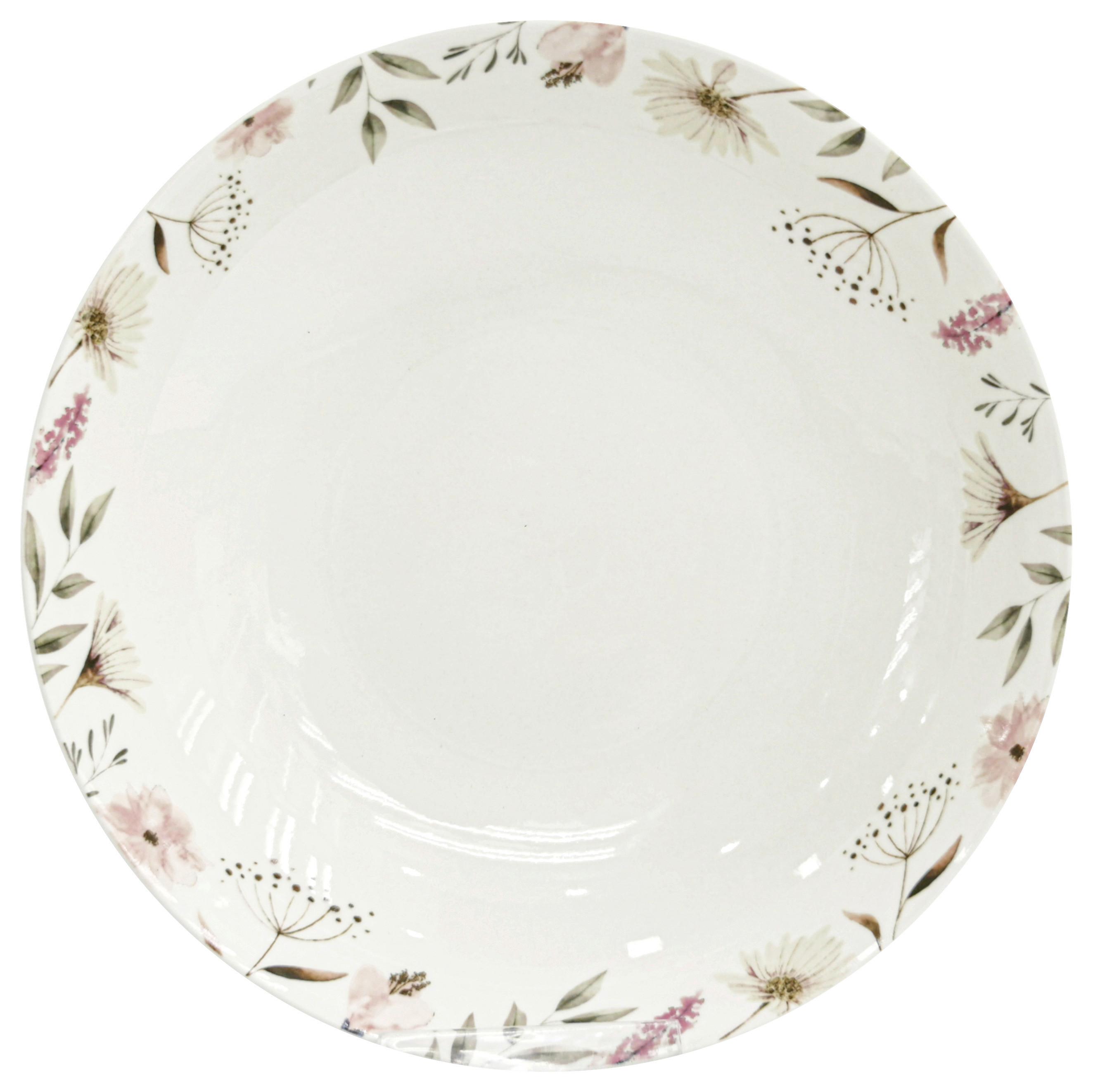 Suppenteller Amelie Ø ca. 20,3cm - Multicolor, ROMANTIK / LANDHAUS, Keramik (20,3cm) - Mömax