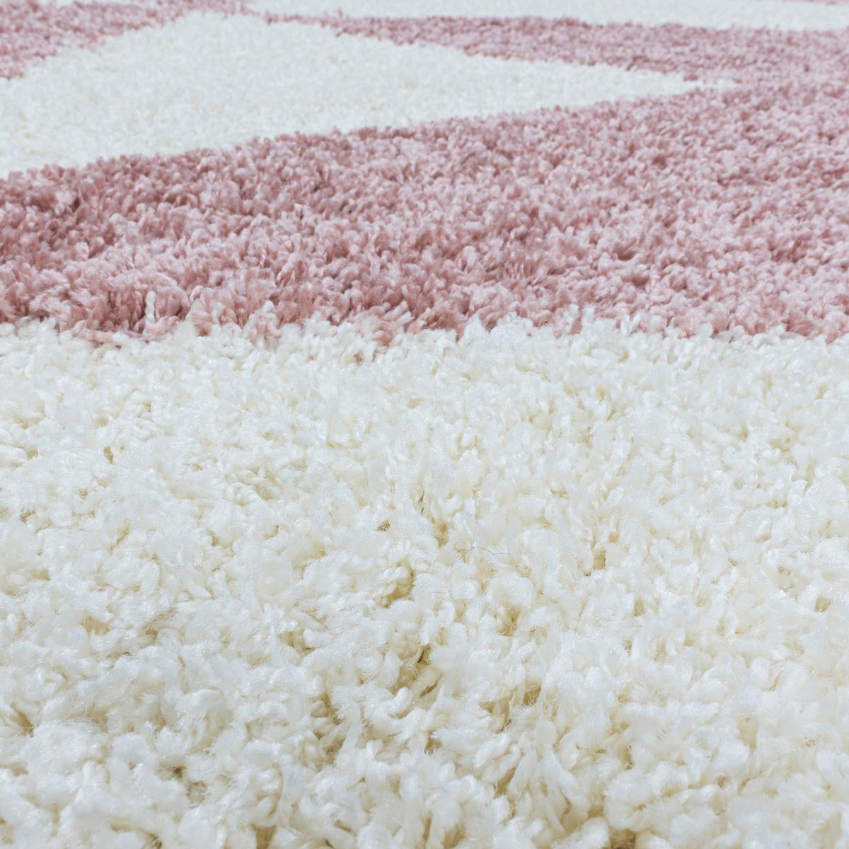 Hochflorteppich Tango Rosa ca. 280x370cm - Rosa, Design, Textil (280/370cm)