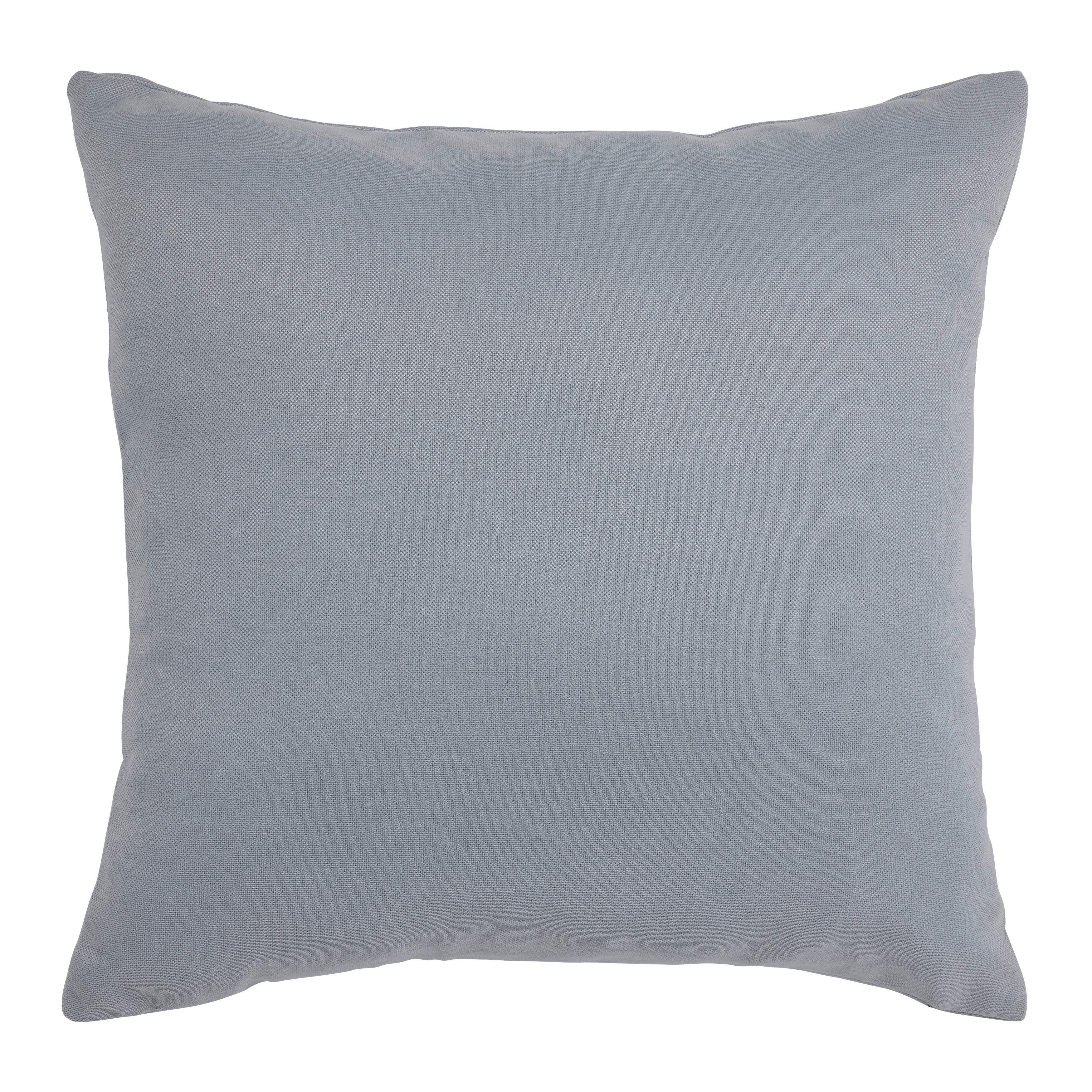 Zierkissen Lexi Rauchblau ca. 45x45cm - Blau, MODERN, Textil (45/45cm) - Modern Living