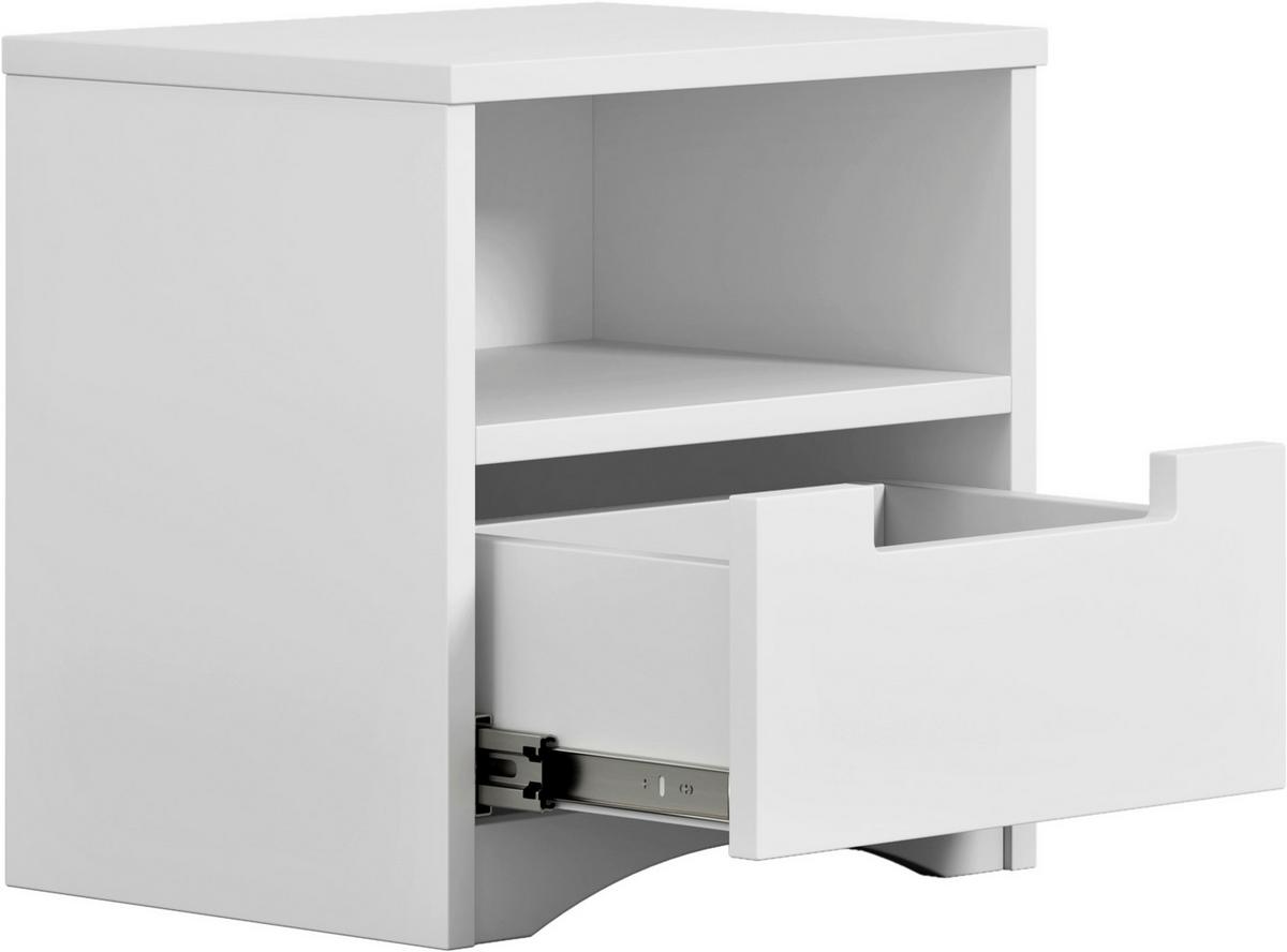 Noćni Ormarić Classic - bijela, Moderno, drvni materijal (40/40/30cm) - Bessagi Kids