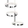 LED-HÄNGLAMPA RONG - kromfärg, Modern, metall/plast (45,5/45,5/120cm)
