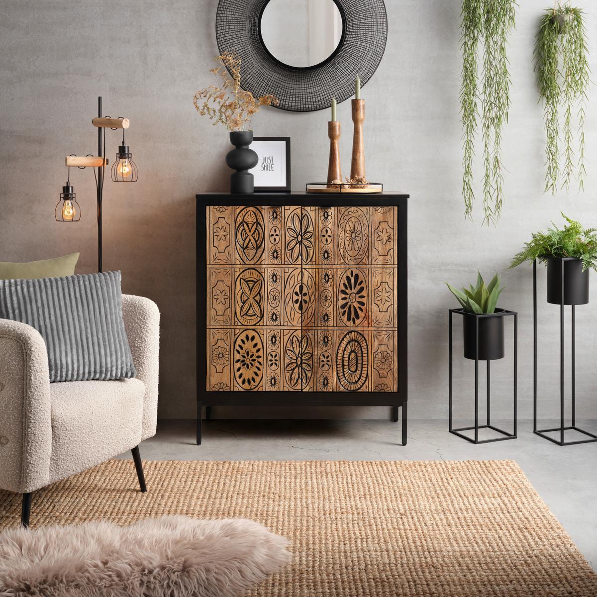 Zierkissen Cordi in Grau ca. 45x45cm - Grau, KONVENTIONELL, Textil (45/45cm) - Modern Living