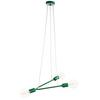Pendelleuchte Boomerang Grün max. 22 Watt - Grün, Design, Metall (65/10/75cm)